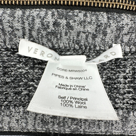 VERONICA BEARD Uptown Black Mélange Wool Dickey & Cuffs - Picture 8 of 8